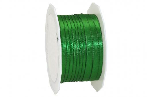 Satinband - 10 mm breit - 25-m-Rolle Grün