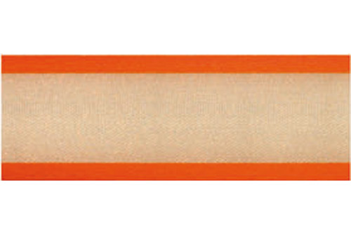 Organzaband Satinkante 25 mm - 25 m-Rolle Orange