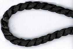 Kordel 4 mm - 25-m-Rolle - Uni Schwarz