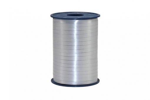 Ringelband Curly - matt - 5 mm - 500 m-Rolle Silber