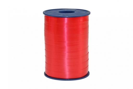 Ringelband Curly - matt - 10 mm, 250 m Rolle Rot