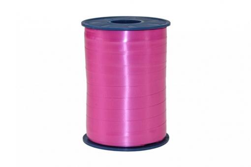 Ringelband Curly - matt - 10 mm, 250 m Rolle Pink