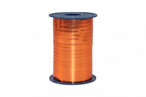Ringelband Curly - glänzend - 5 mm, 400 m Rolle Orange