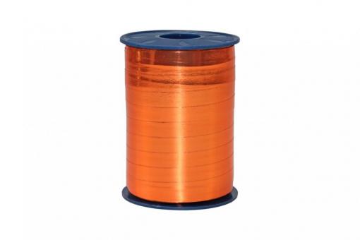 Ringelband Curly - glänzend - 10 mm, 250 m Rolle Orange