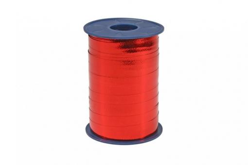 Ringelband Curly - glänzend - 10 mm, 250 m Rolle Rot