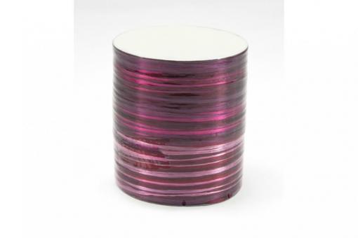 Bast-Geschenkband - glänzend - Multicolor - 2 mm, 50 m Rolle Rosa/Pinktöne