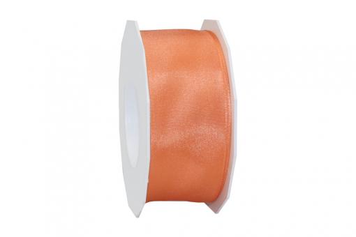 Drahtkantenband Hilde - 25 mm breit - 20-Meter-Rolle Apricot