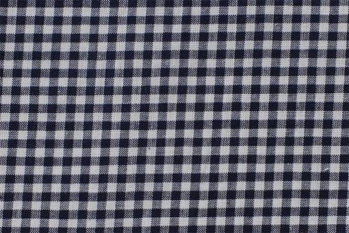 Vichy-Karo Augsburg 4 mm - Nachtblau - 1,0 Meter Nachtblau
