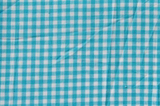 Vichy-Karo Augsburg 4 mm - Türkis - 3,0 Meter Türkis