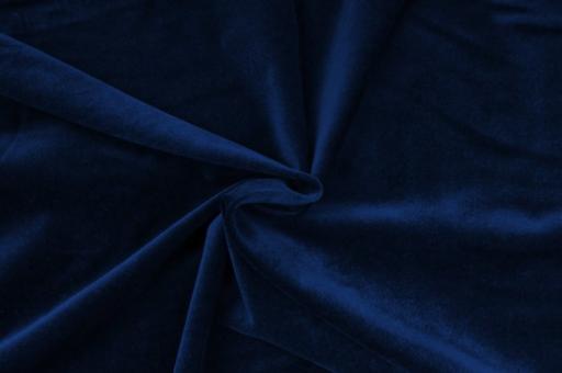 Baumwollsamt Nachtblau