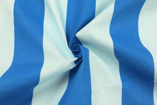 Baumwollstoff Bicolor - Blau/Hellblau 