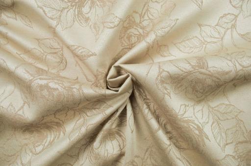 Jacquard Light Roses - Creme/Beige 