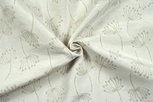 Pusteblumen-Schirmchen - Deskostoff Jacquard - Creme/Beige 