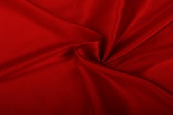 Satin Kleiderstoff - Seidentouch Rot