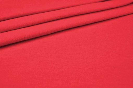 Baumwollstoff Flanell - Uni Rot