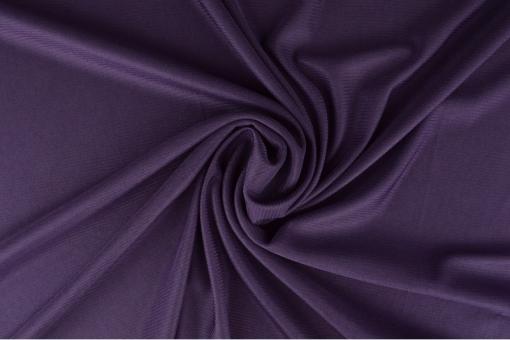 Futterstoff Multi-Stretch Aubergine