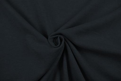 Flausch-Sweat - Melange Dunkelblau