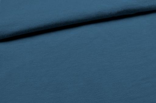 T-Shirt-Stoff Thermo - Uni Jeansblau