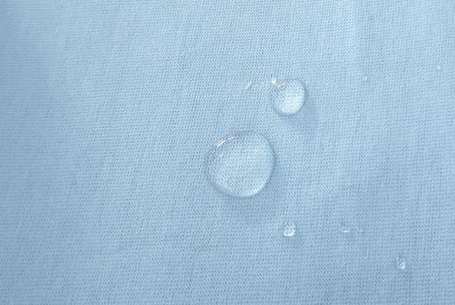 Elastik-Baumwolle - schmutz- und wasserabweisend Hellblau