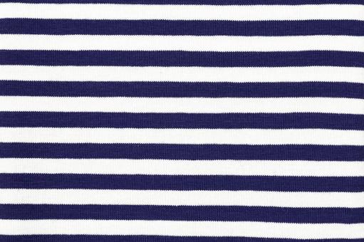 Jersey-Stoff - Querstreifen 0,5 cm Navy