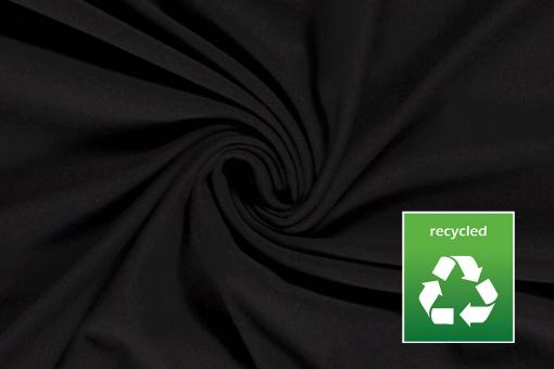 Sommersweat Recycling - Schwarz 