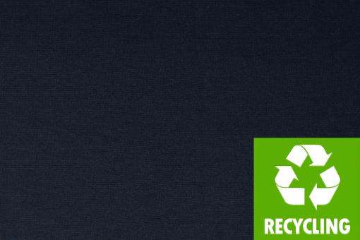 Stickbündchen - Recycling - Uni Nachtblau