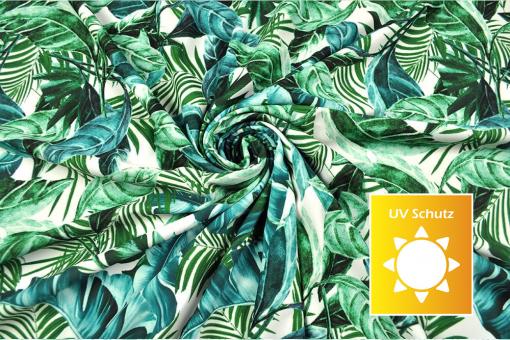 Badeanzugstoff - Green Jungle 