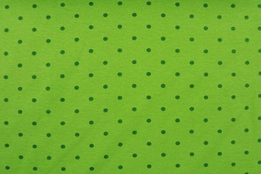 Bündchen - Tupfen Hellgrün/Grün