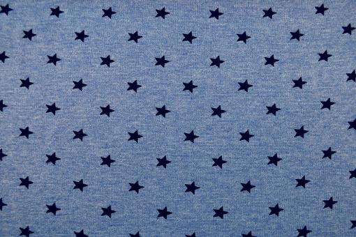 Bündchen - Sternchen Lila/Nachtblau