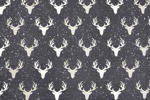 Oh Deer! - Jersey - Grau 