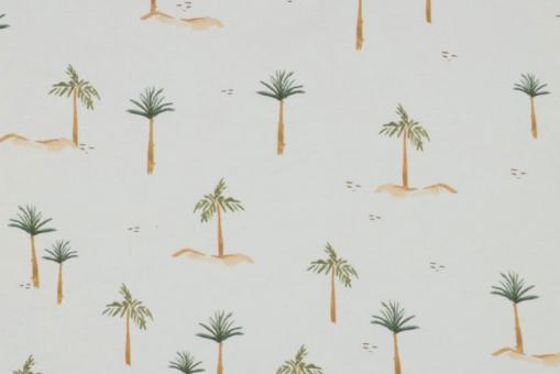 Jerseystoff Superprint - Palmen in der Wüste 