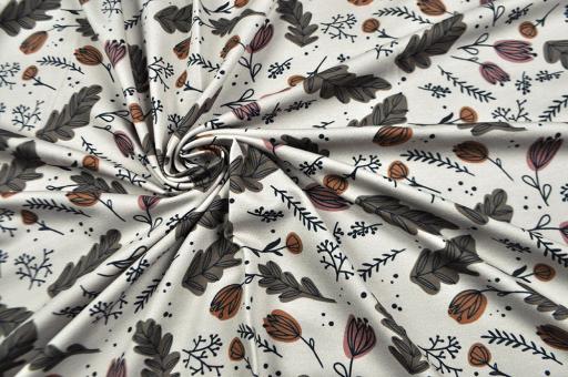 Jerseystoff Superprint - Lenis Blumen 