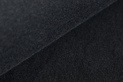 Single Jersey - Bio - Uni Schwarz