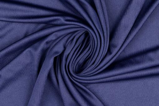 Jerseystoff Polyester Nachtblau