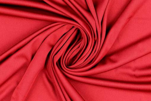 Polyester-Jerseystoff Rot