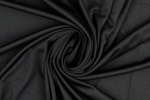 Polyester-Jerseystoff Schwarz