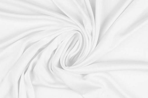 Polyester-Jerseystoff Weiß