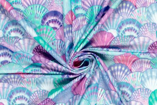 Recycling-Badeanzugstoff - Seashell Dream 