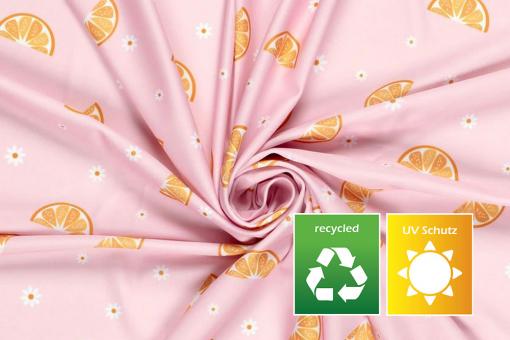 Recycling-Badeanzugstoff - Tasty Orange 