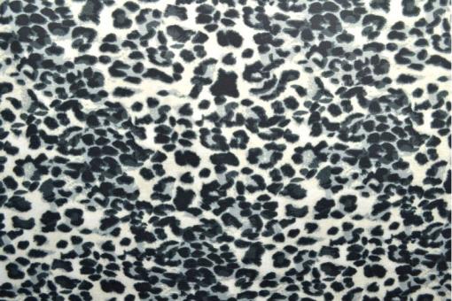 Alpen-Fleece - Schnee-Leopard 