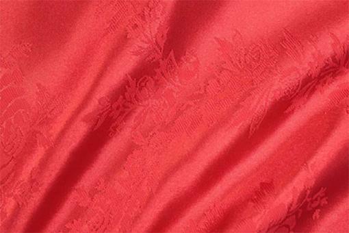 Jacquard-Satin - Roses Rot