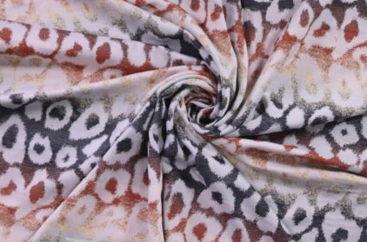 Bekleidungsstoff Jacquard - Sunset Leopard 
