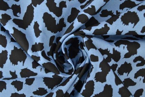 Jeanshemden-Stoff - Leopard 