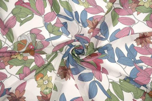 Chiffon-Stoff - Camelia 