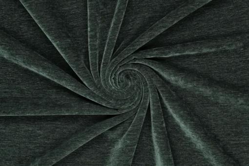 Chenille-Stoff -  Stretch Tanne
