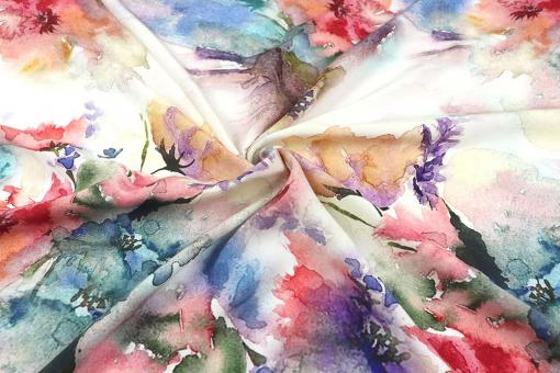 Viskosestoff Digital - Aquarell 