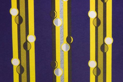 African Waxprint doppelseitig -  Gabun 