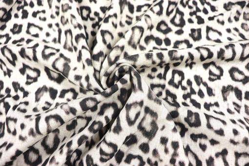 Leinen-Viskose Deluxe mit Vintage Leo 