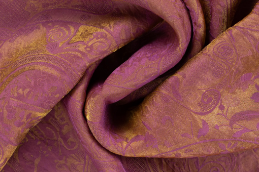 Viskose-Seiden-Jacquard - Silvestra 