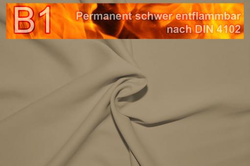 Blackout permanent schwer entflammbar Beige